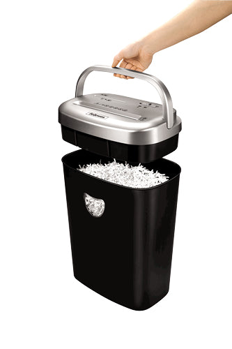 Fellowes Powershred 53C – Aktenvernichter, DIN P-4, Partikelschnitt 4 × 35 mm, 10 Blatt, 23 l