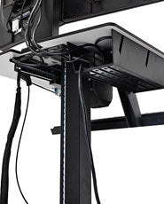 Ergotron WorkFit C Dual Steh-/Sitz-Tisch, höhenverstellbar