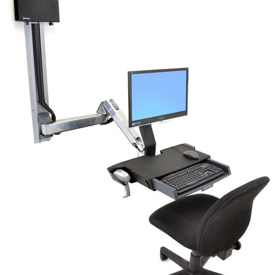 Ergotron SV Small – Zubehör: CPU-Halter – für SV Combo Arm Worksurface, poliert