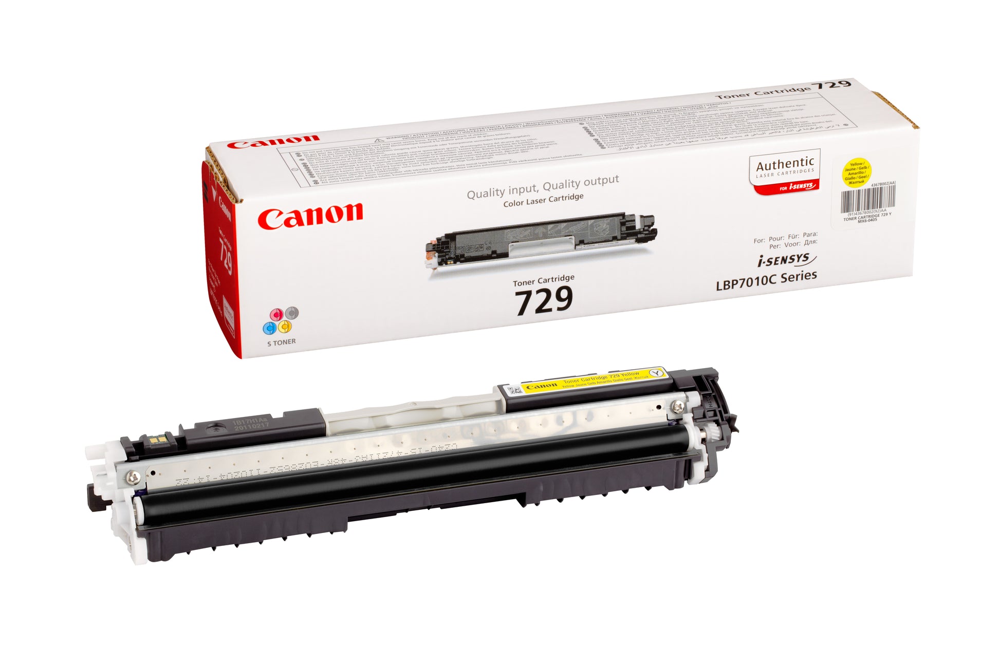 Canon Toner 4367B002 – gelb, 1000 Seiten – für i-SENSYS LBP 7010C/LBP 7018C