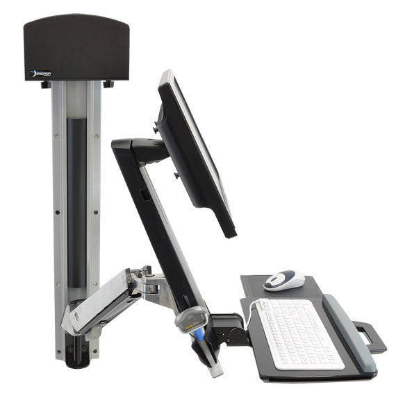 Ergotron SV COMBO ARM – Zubehör: PC-Halter – für SV COMBO ARM, silber