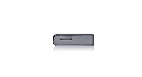 IOGEAR – USB-Kartenleser USB 3.2 Gen 1 (5 Gbit/s) – CF, SD, microSD, MMC, Memory Stick – Schwarz