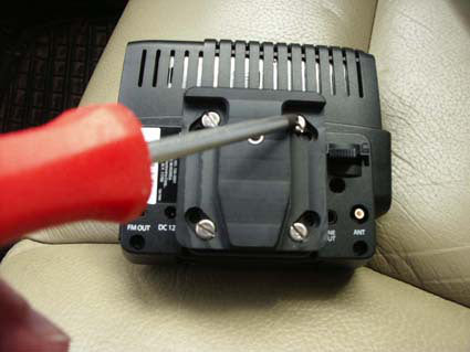Brodit Montageadapter, AMPS-Standard, 2 weiblich, 1 männlich – Schwarz