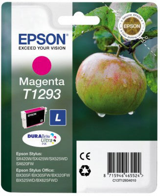 Epson T1293 Magenta Tintenpatrone (Original) – 7 ml – für Stylus SX420W
