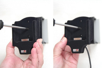 Brodit Active Holder Kfz-Ladehalterung – Auto, Zigarettenanzünder – für iPhone 4/4S – Schwarz