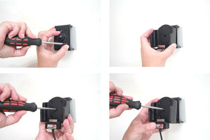 Brodit Lade-/Daten-Cradle – Auto, Zigarettenanzünder – für iPhone 4/4S – Schwarz
