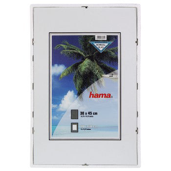 Hama Clip-Fix Bilderrahmen – für 20 × 30 cm – Kunststoff, transparent