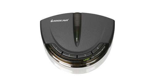 iogear GUB431 USB-Hub – USB 2.0, 4× USB-A, für Windows/Mac