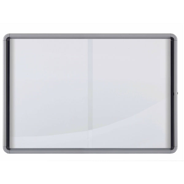 Nobo Magnetische Pinnwand, Alurahmen – 97,2 × 68,9 cm, Weiss, Premium Plus