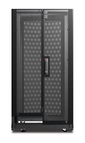 APC AR3814 – Freistehendes Gestell, 24U, 600 mm × 825 mm, Traglast 1363 kg, Schwarz