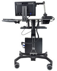 Ergotron Teachwell II Basismodell IT-/Medizin-Fahrwagen – Anthrazit