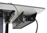 Ergotron Teachwell II Basismodell IT-/Medizin-Fahrwagen – Anthrazit