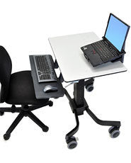 Ergotron Teachwell II Basismodell IT-/Medizin-Fahrwagen – Anthrazit