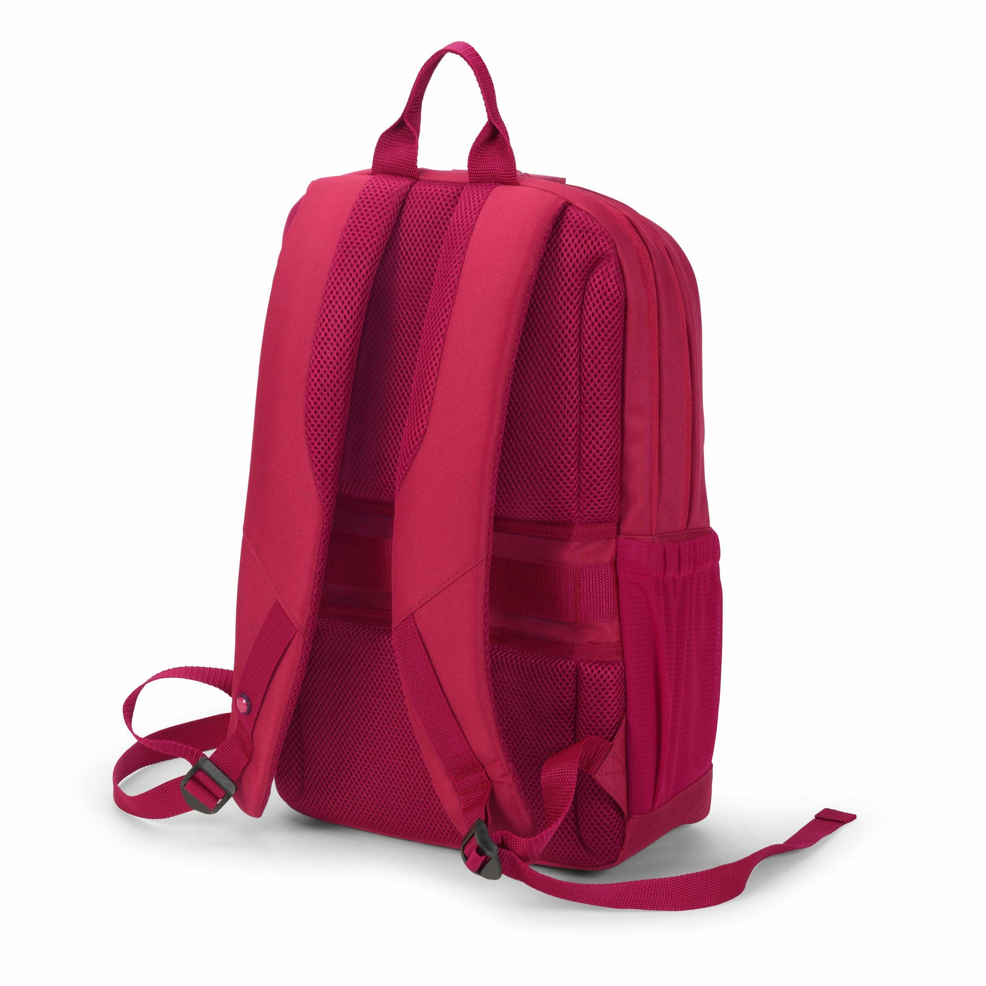 DICOTA Notebook-Rucksack ECO SCALE – 19,5 l, mit Tablet-Fach, rPET-Polyester – Rot, 295 × 450 × 170 mm