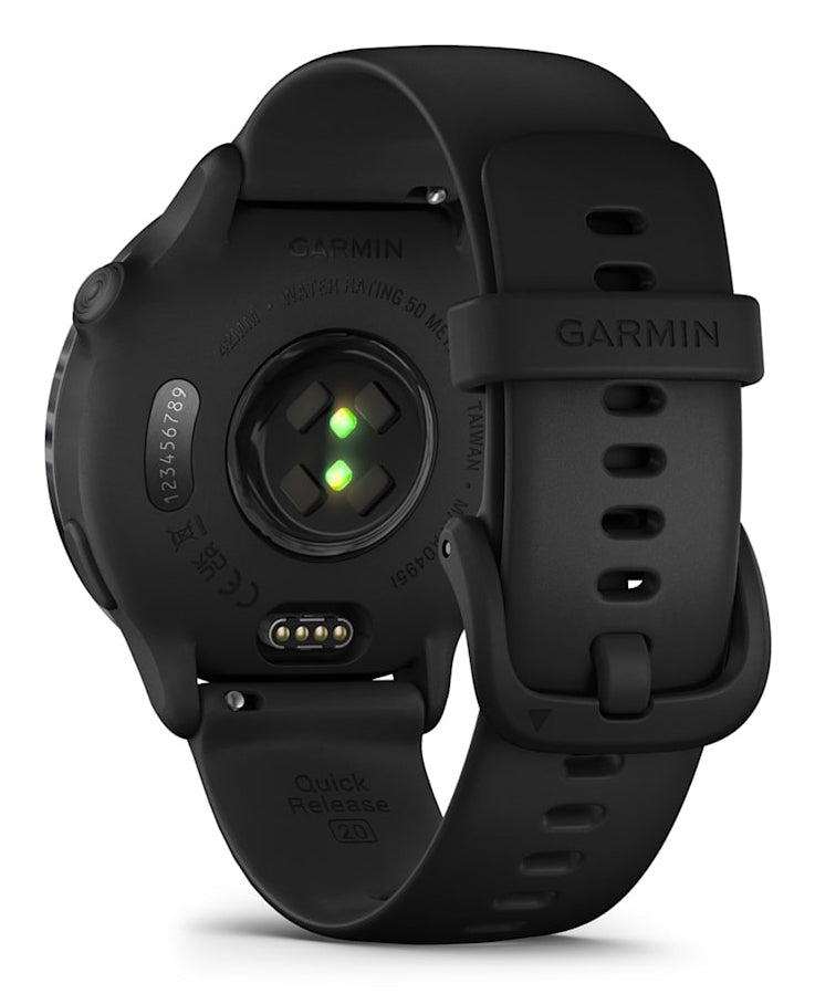 Garmin Vivoactive 6 – GPS-Smartwatch – GPS, ANT+, Farbdisplay, Touchscreen, Schwimmen, Schwarz, Sportarmband
