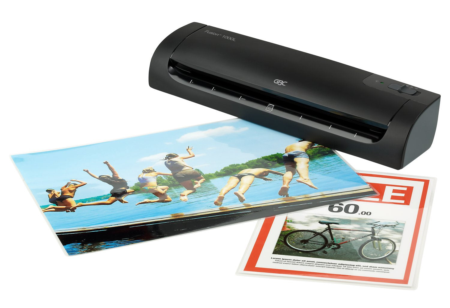 GBC Fusion 1000L Laminiergerät A3 – 2-Rollen, 75 µm, Kaltlamination, 5 Min. Aufheizzeit, 330 mm/min, Schwarz
