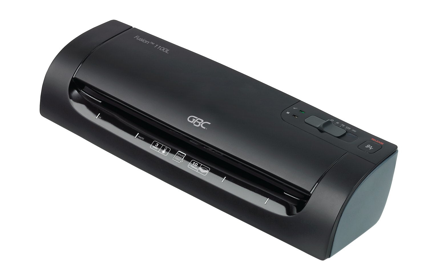 GBC Fusion 1100L Laminiergerät A4 – 2-Rollen, 75–125 µm, Kaltlamination, Aufheizzeit 3 Min., 330 mm/min