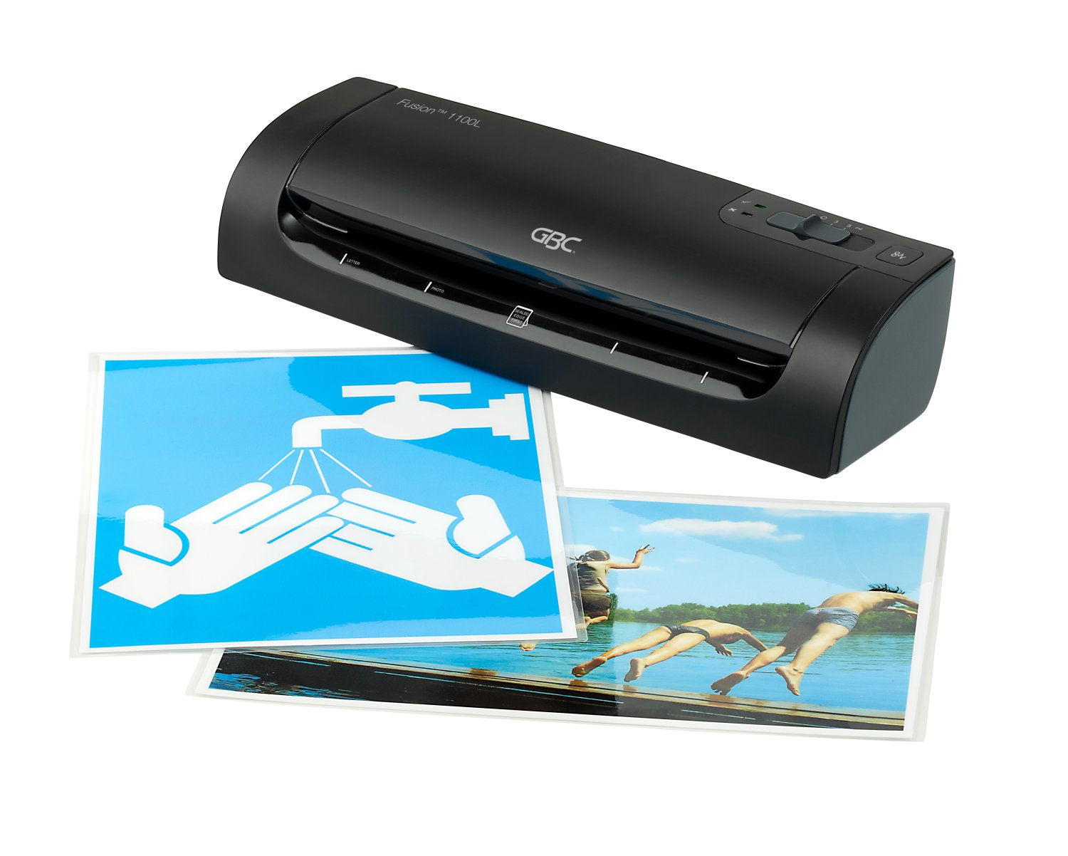 GBC Fusion 1100L Laminiergerät A4 – 2-Rollen, 75–125 µm, Kaltlamination, Aufheizzeit 3 Min., 330 mm/min