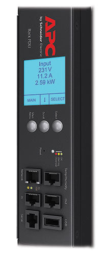 APC Rack PDU 2G Metered 0U 16 A/3680 W 230 V – C13×21, C19×3 – IEC309 – senkrecht – schwarz