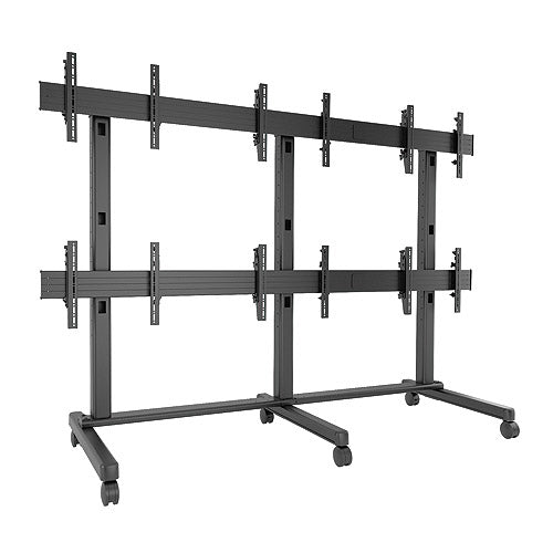 Chief Multimedia-Wagen für 40–55″ Displays, VESA 100×100 – mit Rollen, Tragkraft 56,7 kg – schwarz – LVM3X2U