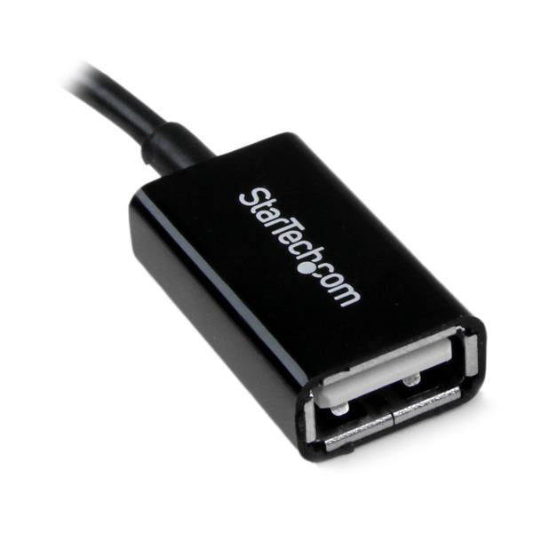 StarTech.com USB-Adapter Micro-USB-B auf USB-A – USB 2.0 (480 Mbit/s) – Schwarz
