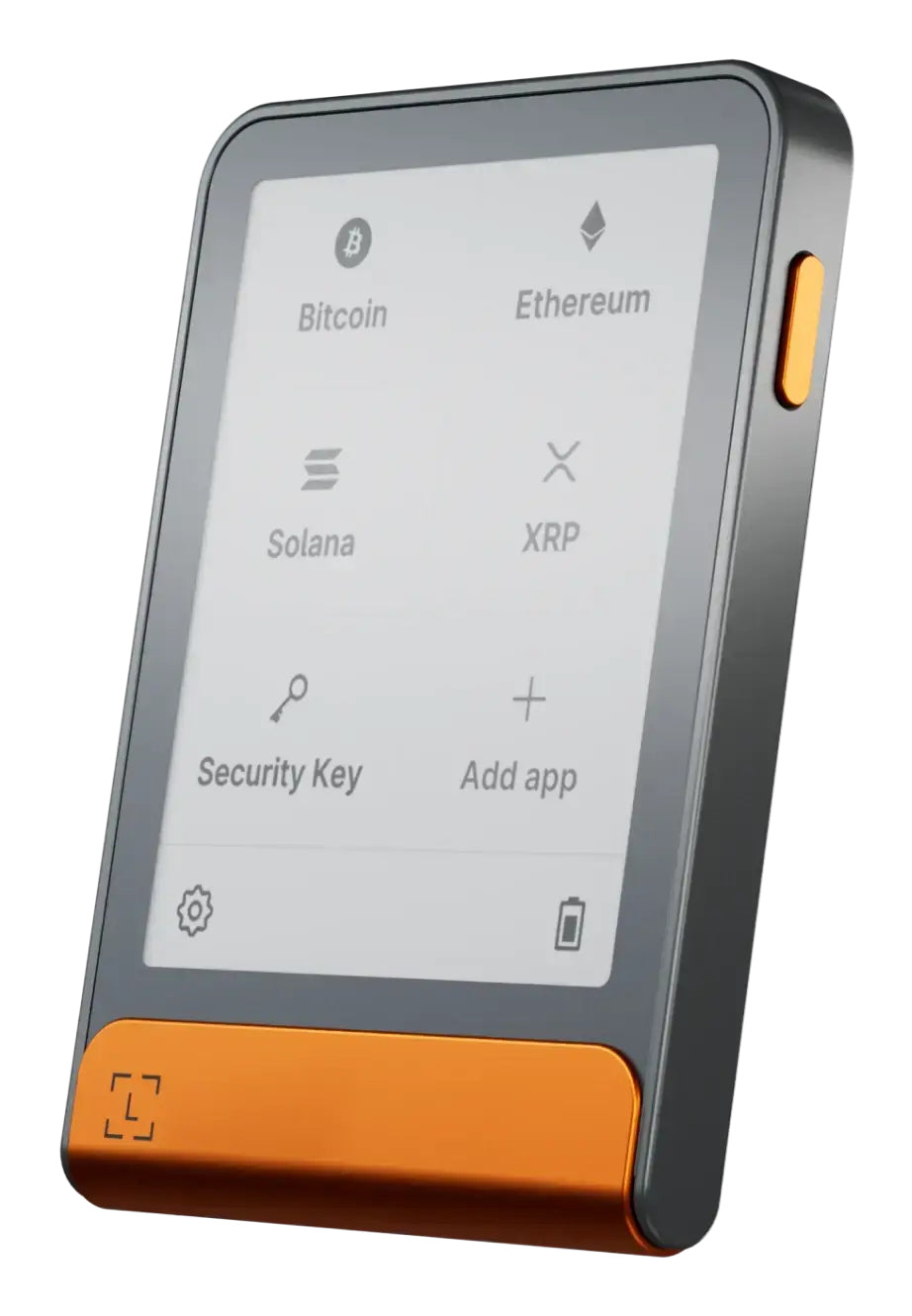 Ledger Flex – Krypto-Hardware-Wallet, Bluetooth, für iOS, Orange, mit Recovery Key