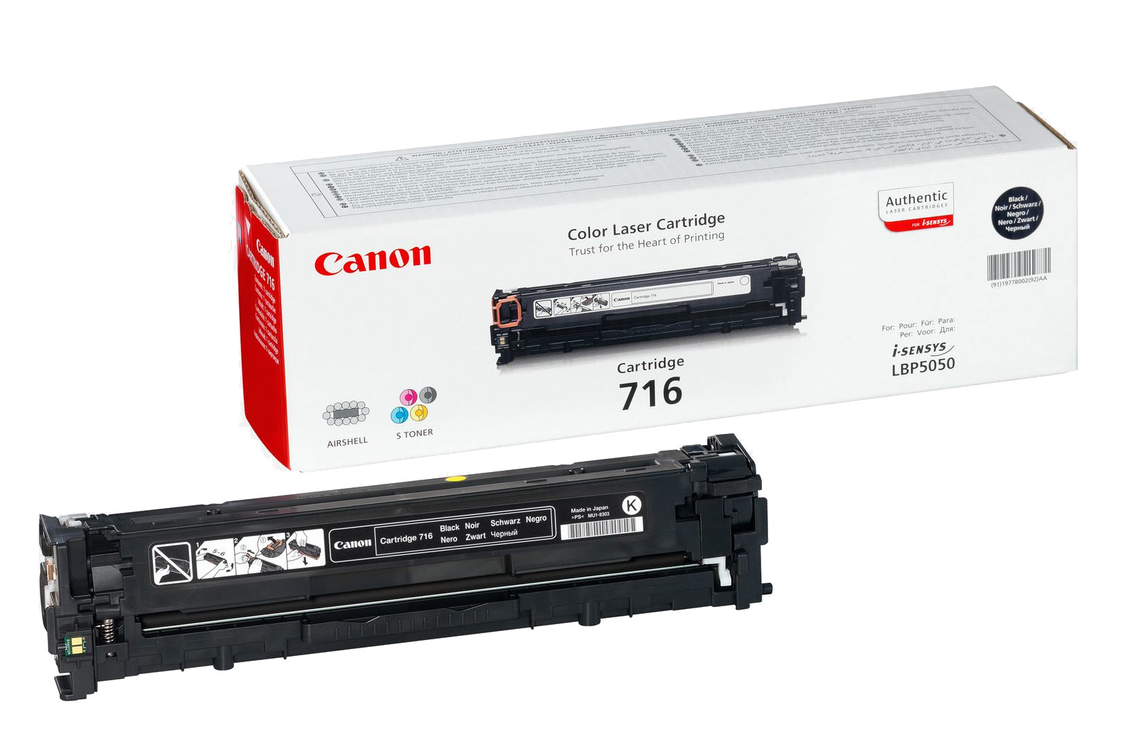 Canon Toner 716 – schwarz, 2300 Seiten