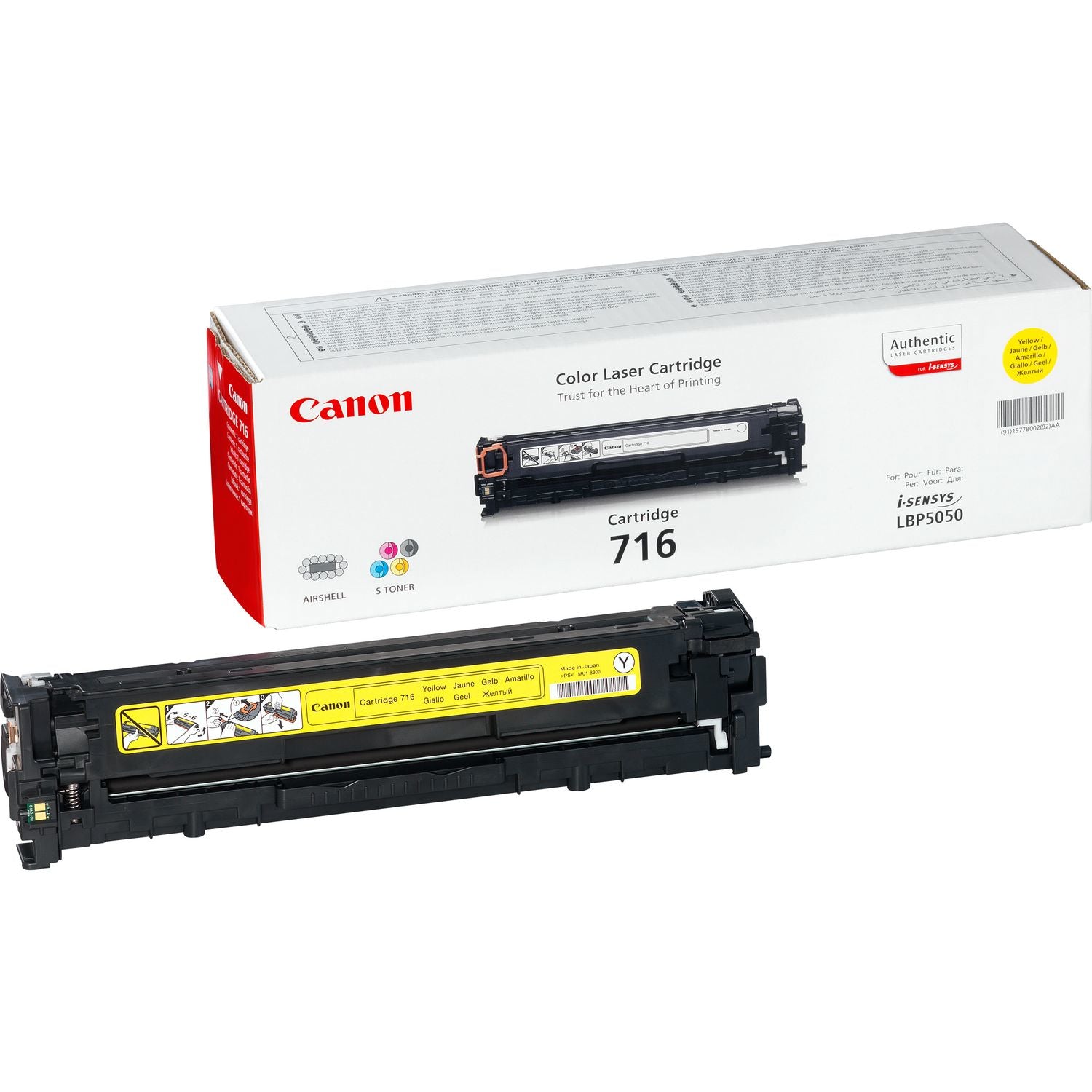 Canon Toner 716 – gelb, 1500 Seiten