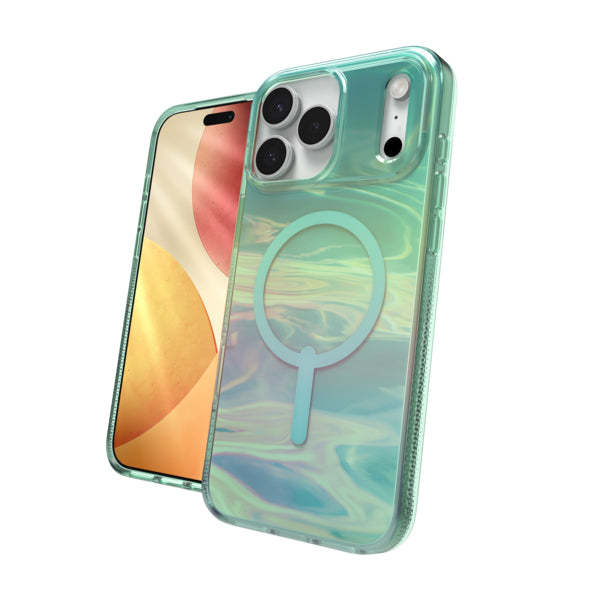 ZAGG Milan Snap Backcover – für Apple iPhone 17 Pro Max, MagSafe, Graphen, Grün, bis 4 m Sturzsicher