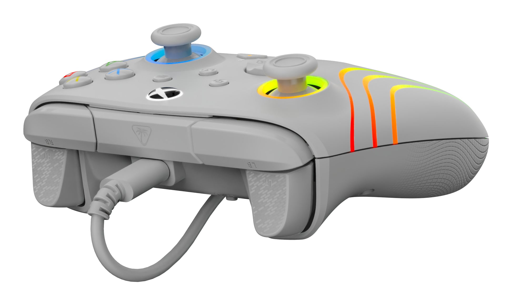 Turtle Beach Afterglow Wave – Gamepad – USB (USB-C), RGB, Hall-Effekt-Trigger – für Xbox & PC, Grau