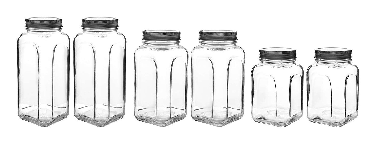 Hermia Vorratsdose 980 ml, Glas, Transparent