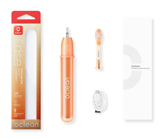 Oclean Schallzahnbürste Ease – 2 Modi, IPX7 – Orange