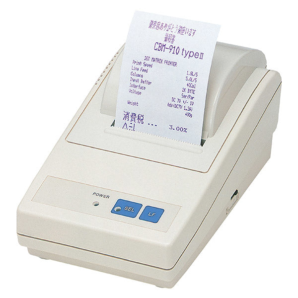 Citizen CBM-910 Nadeldrucker – 24 Spalten, Seriell, mit Netzteil, 230 V AC, Weiss
