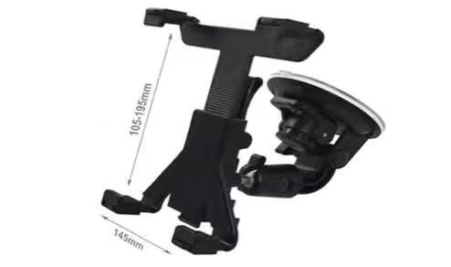 CoreParts Tablet-Tischhalterung – für 7–10" Tablets – Saugnapf, 360° drehbar – Schwarz