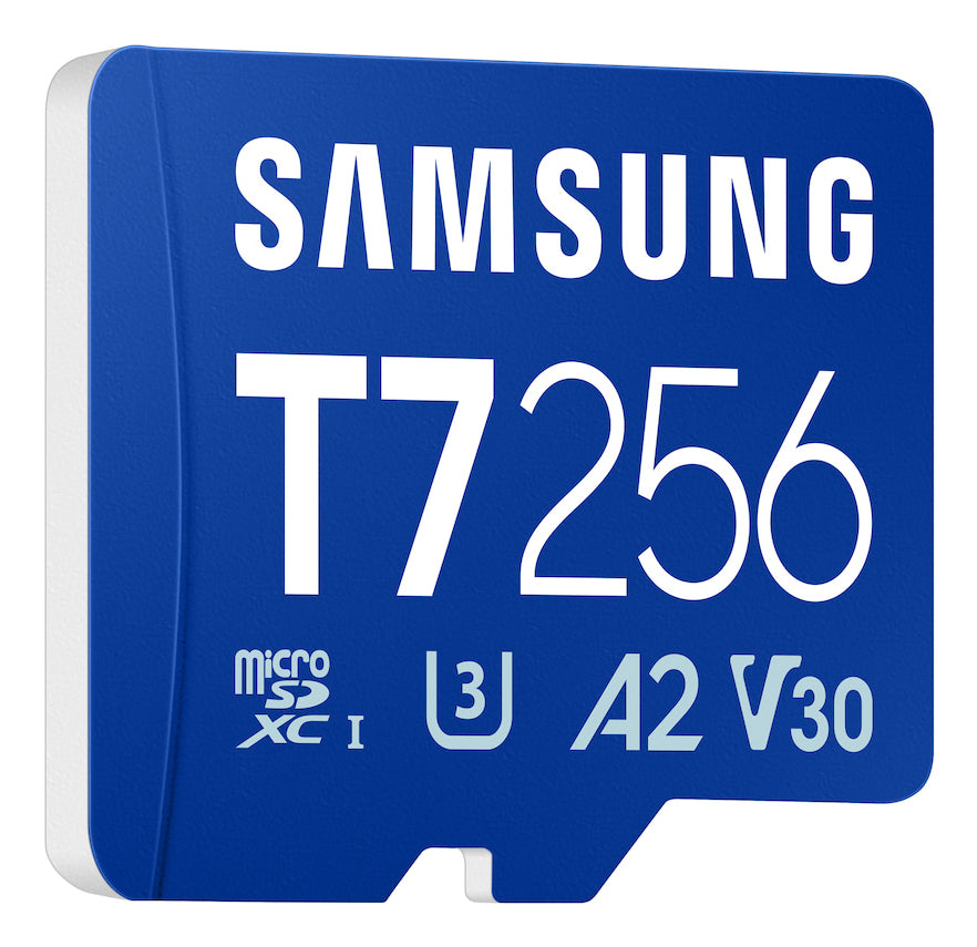 Samsung T7 microSDXC 256 GB – UHS-I, U3, V30, A2, 170 MB/s Lesen