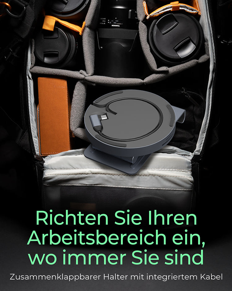 ICY BOX IB-TH100D Smartphone-Dock – USB-C ×2, HDMI 2.0 (4K@60), Ethernet, USB-A ×2 – PD 100 W – Universal