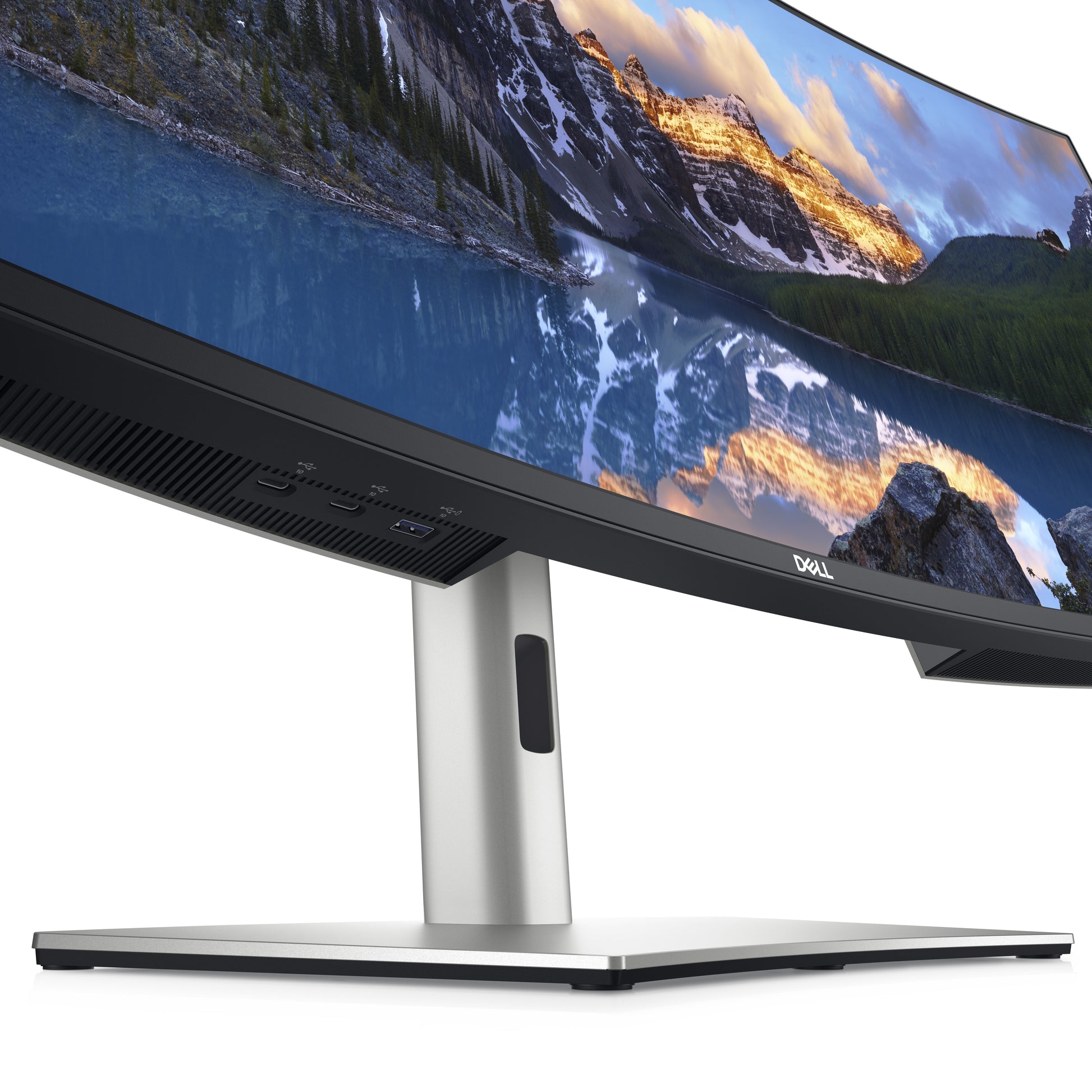 Dell U3824DW – Monitor, 37,5" 3840 × 1600 (WQHD+), IPS, 60 Hz, 300 cd/m², KVM, VESA 100 × 100, Schwarz