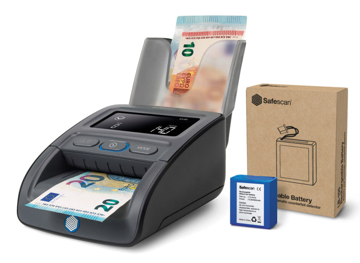 Safescan Geldschein-Prüfgerät – 12 × 15,6 × 7,6 cm – Schwarz