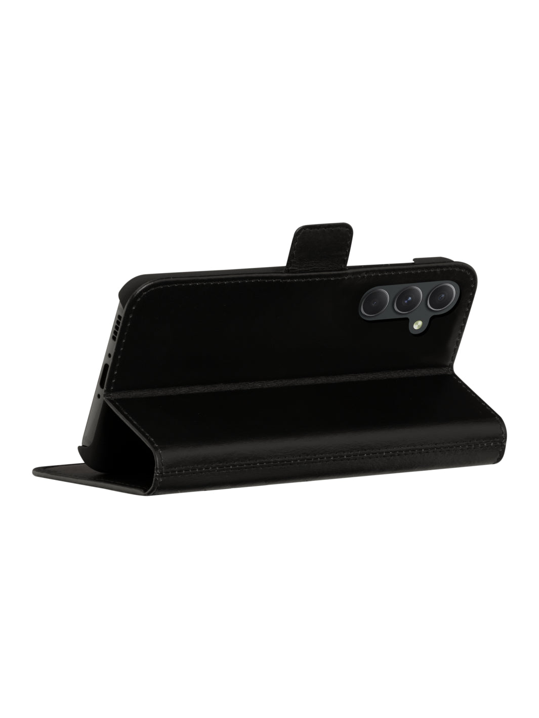 dbramante1928 Copenhagen Wallethülle – für Samsung Galaxy A54 5G, mit Ständer, 3 Kartenfächer, Leder, schwarz