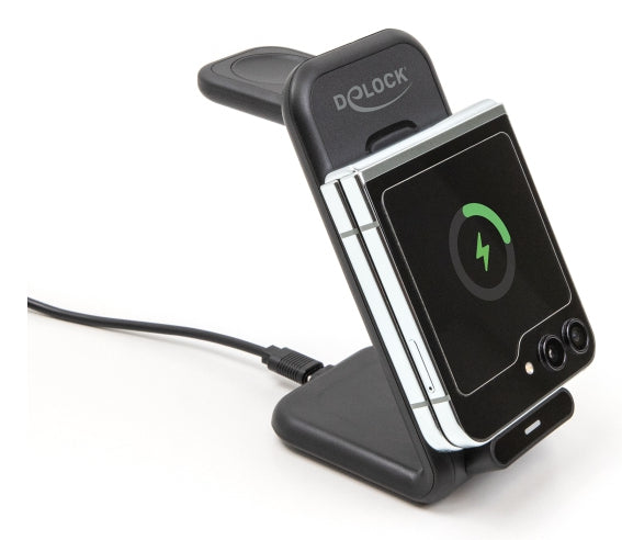 DeLOCK Wireless Charger 3 in 1 – Qi, 3 Geräte gleichzeitig