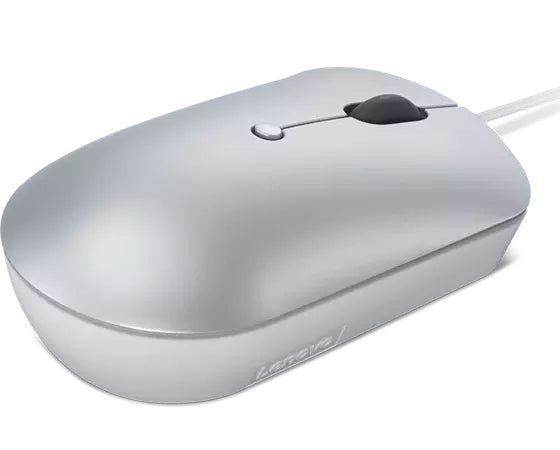 Lenovo 540 Office – Maus – Kabelgebunden (USB-C), Beidhändig, Grau