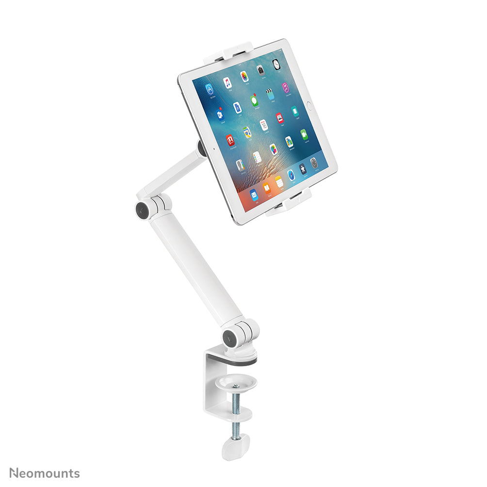 Neomounts Tablet-Arm (Tischklemme) – für 4,7–12,9" – Weiss