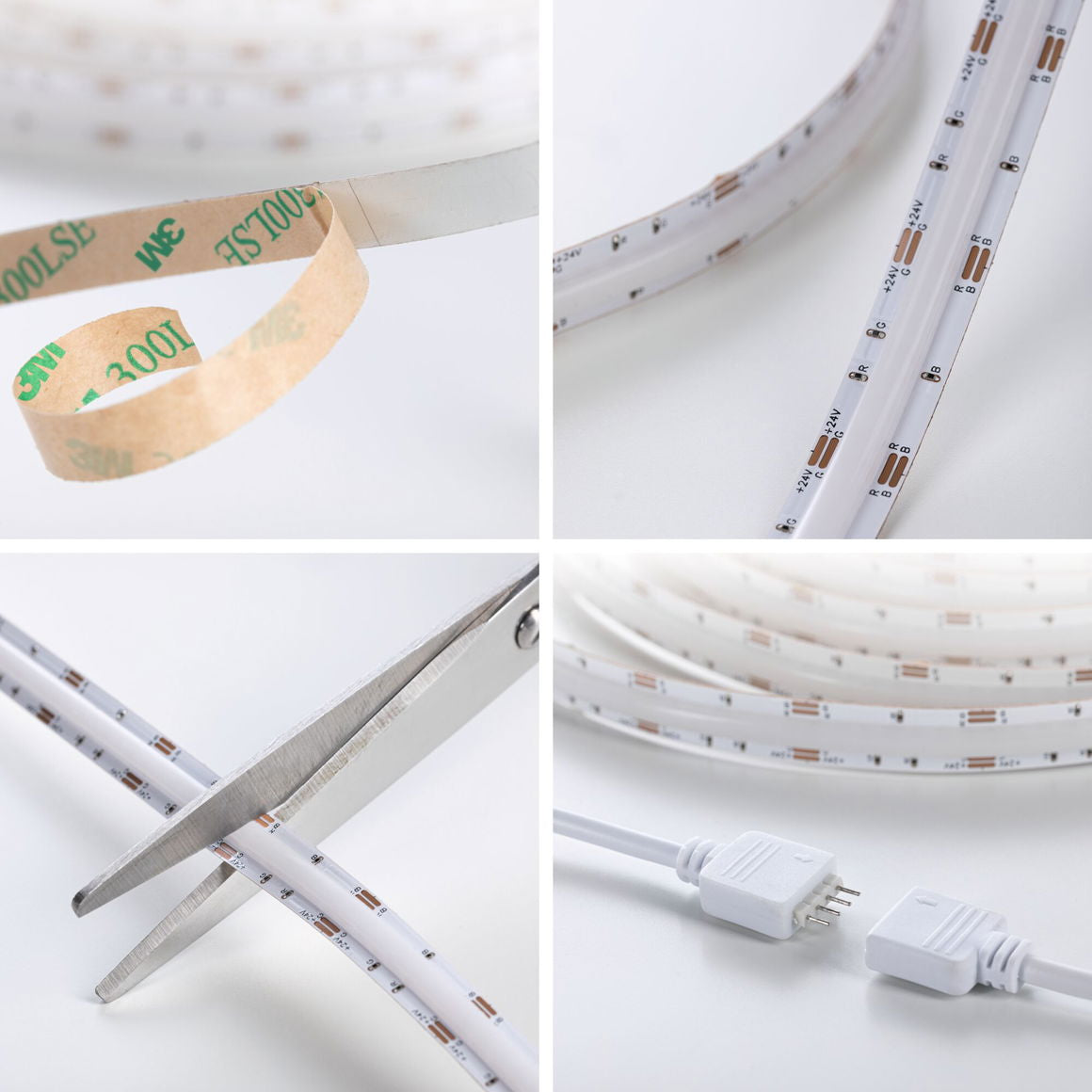 Paulmann LED-Strip SimpLED – 7,5 m, 1050 lm, 19,5 W, RGB, dimmbar, weiss, Fernbedienung