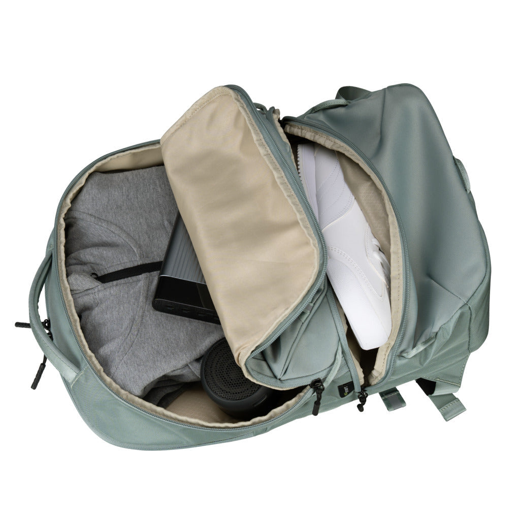 Targus Notebook-Rucksack Work+Play Flex – für 16″, rPET-Polyester – Grün, 290 × 445 × 130 mm