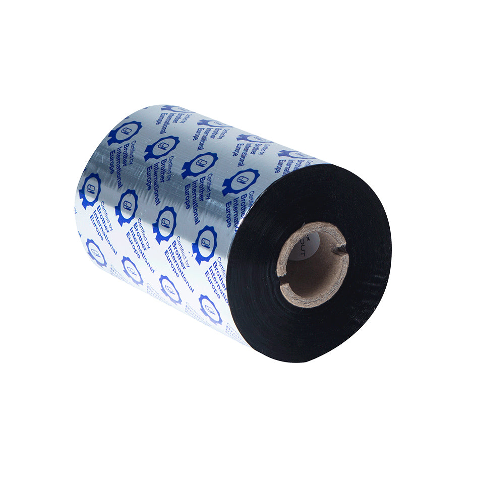 Brother Thermotransferband – Wachs/Harz, 110 mm × 450 m, Schwarz, für TJ-4020TN, TJ-4120TN, TJ-4021TN und andere