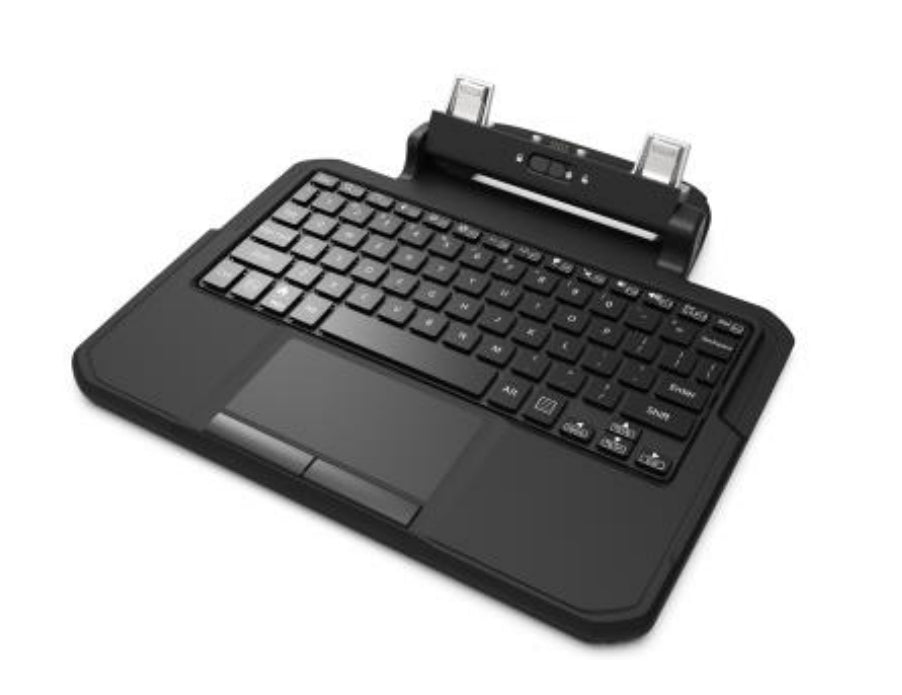 Zebra 2-in-1 Ansteckbare Robuste Docking-Tastatur – Kabelgebunden, Beleuchtet, IP65 – QWERTZ (DE) – für ET6x