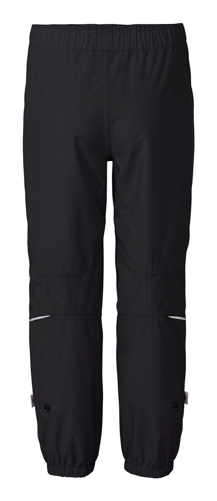 VAUDE Velohose – 158/164 – Schwarz, Polyester, Polyurethan, Wasser- und winddicht, Reflektierend