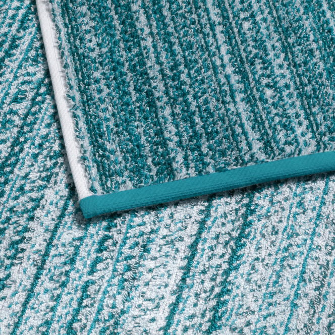 Möve Duschtuch Tide Texture – 67×140 cm, 100% Baumwolle, 520 g/m², Petrol