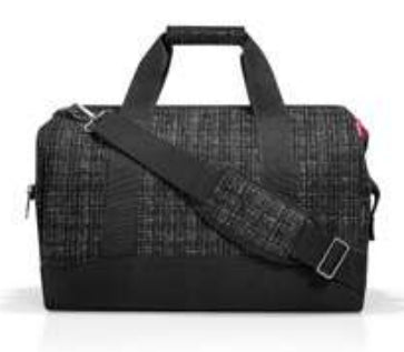 Reisenthel allrounder L – Umhängetasche, 30 l, Polyester, Bouclé Schwarz, 48 × 39,5 × 29 cm