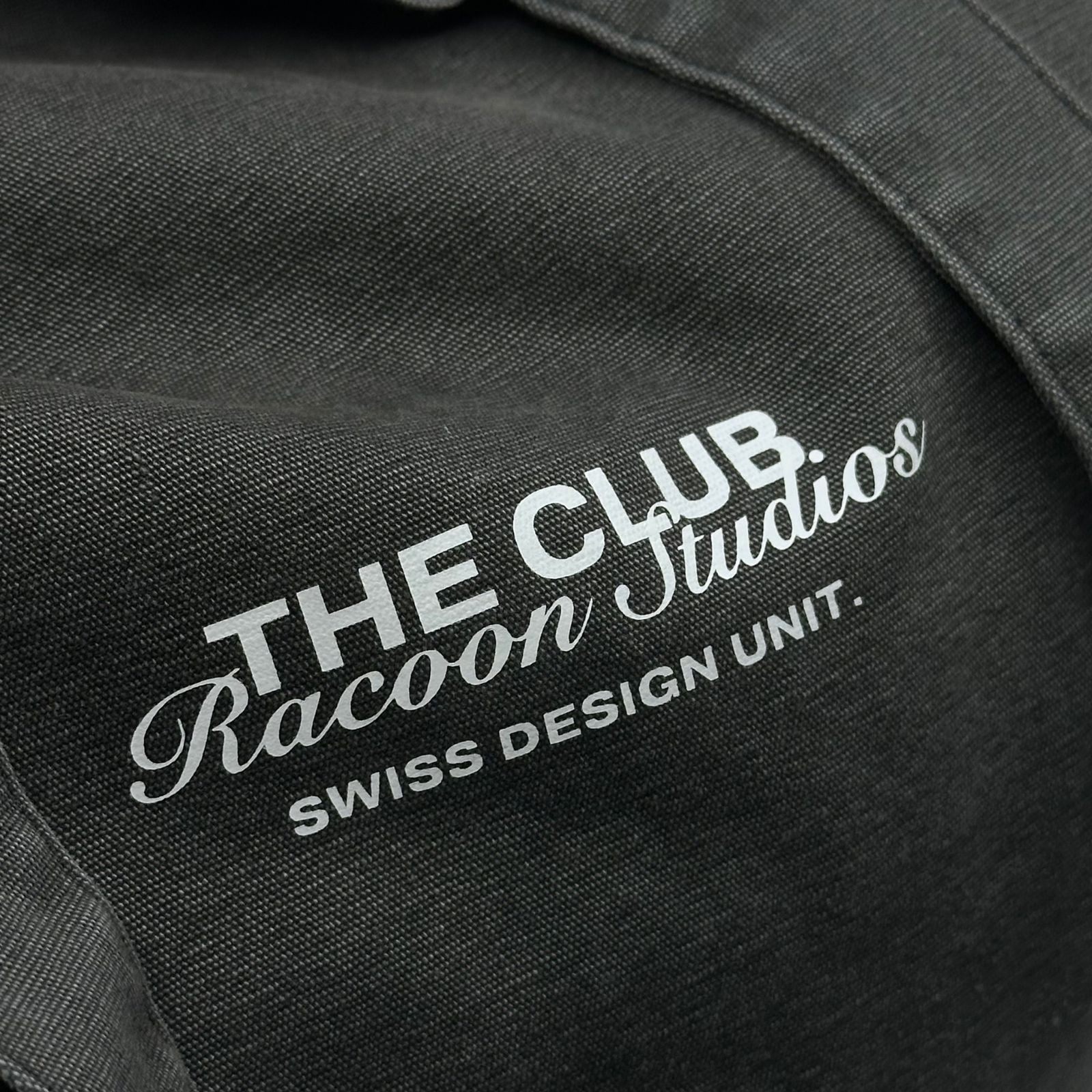 racoon Stofftasche, Baumwolle, Schwarz, 340×380×210 mm